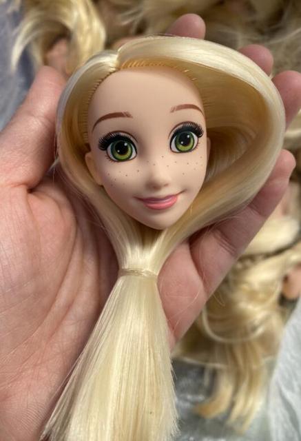 Bela princesa boneca cabeça de boneca de maquiagem cabeça de boneca casa de jogo  boneca diy moda brinquedo crianças presente de aniversário - AliExpress